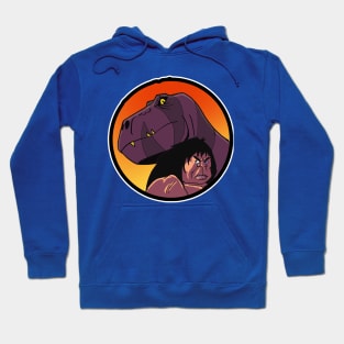 Dino and Cave Man Hoodie